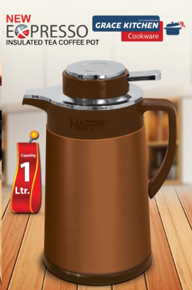 INSULATED ESPRESSO FLASK (1.0 LITRE) COPPER